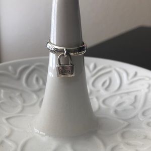 Tiffany & Co. dangle lock ring